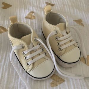 Faux baby Converse Crib Shoes